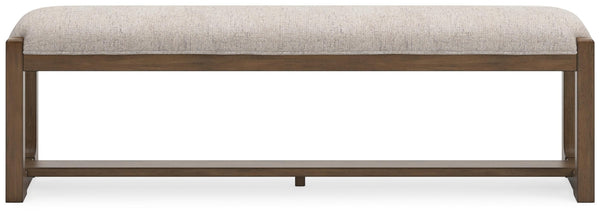Cabalynn Dining Table, 4 Chairs & Bench Light Brown