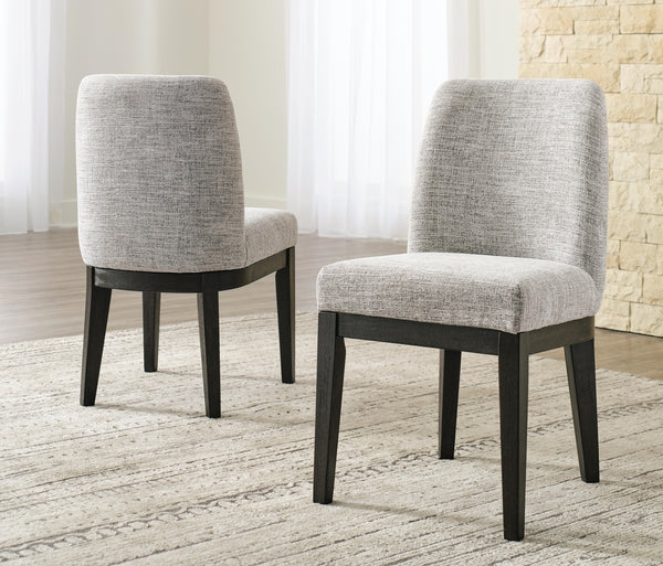 Burkhaus Dining Side Chair Dark Brown