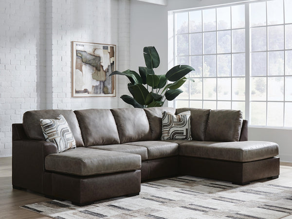 Castille Way 2-Piece Sectional with Chaise Fossil