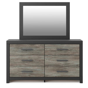 Broachmyn Queen Panel Bed, Dresser & Mirror