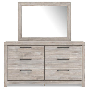 Broachmyn Full Panel Bed, Dresser & Mirror