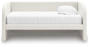 Arloster Twin Upholstered Day Bed, Dresser & Mirror