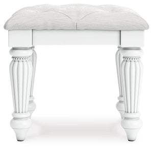Kozlani Vanity, Mirror & Stool