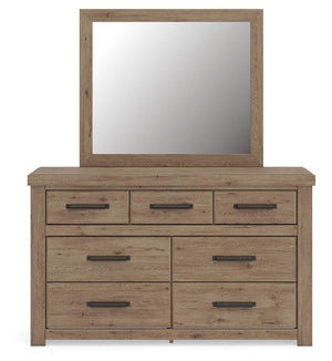 Oliandon Queen Panel Bed, Dresser & Mirror