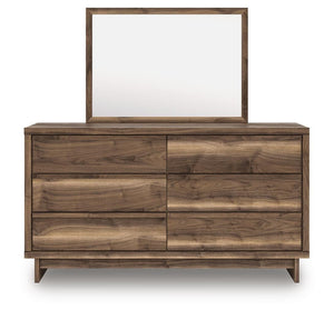 Chirason Queen Panel Bed, Dresser & Mirror