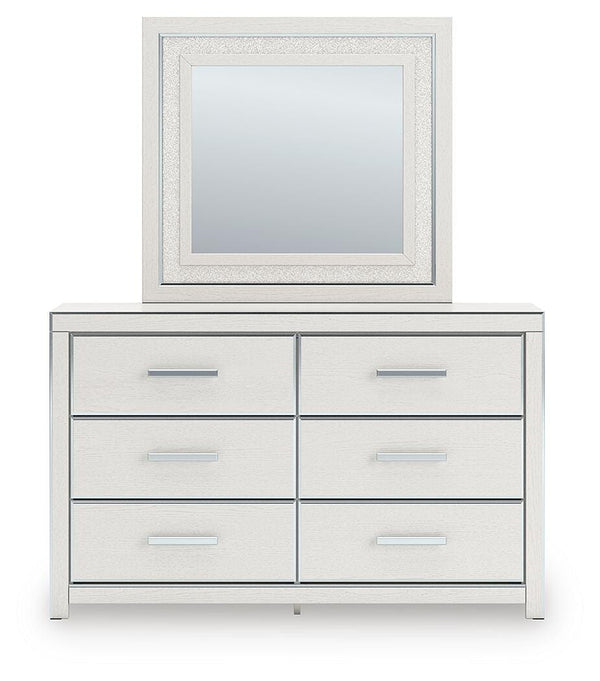 Zuraleus Queen Upholstered Bed, Dresser & Mirror