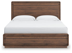 Fortlorn King Panel Bed & 2 Nightstands
