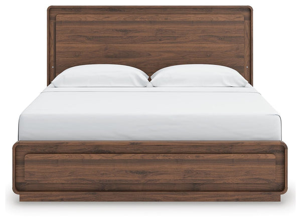 Fortlorn King Panel Bed & 2 Nightstands
