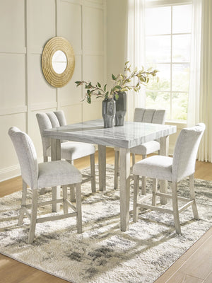 Larawyn Counter Height Dining Table & 4 Barstools