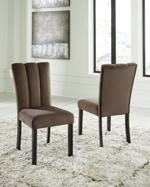 Jeshina Dining Side Chair Mocha