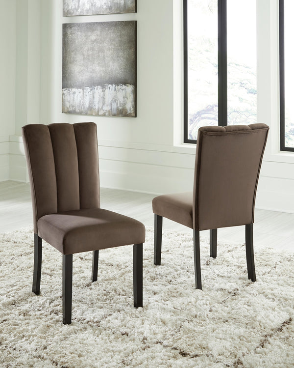 Jeshina Dining Side Chair Mocha