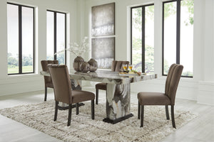 Jeshina Dining Table & 4 Chairs