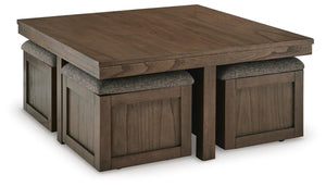 Boardernest Coffee Table & 2 End Tables Brown