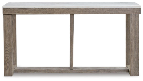 Loyaska Coffee Table, End & Sofa Table Brown/Ivory