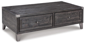 Todoe Coffee Table & End Table Dark Gray