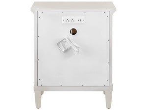 3 door woven nightstand - willow - birch haven
