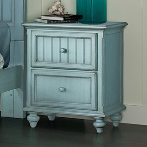 Seawinds Monaco 2-Drawer Nightstand Bleu Finish