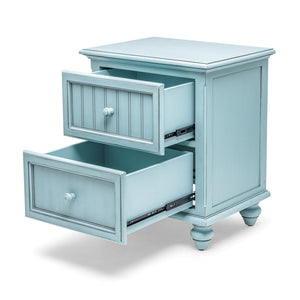 Seawinds Monaco 2-Drawer Nightstand Bleu Finish