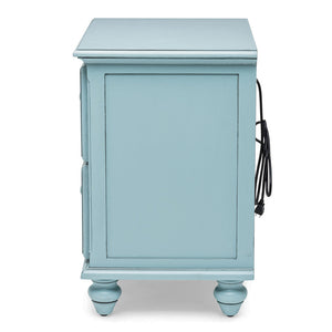 Seawinds Monaco 2-Drawer Nightstand Bleu Finish