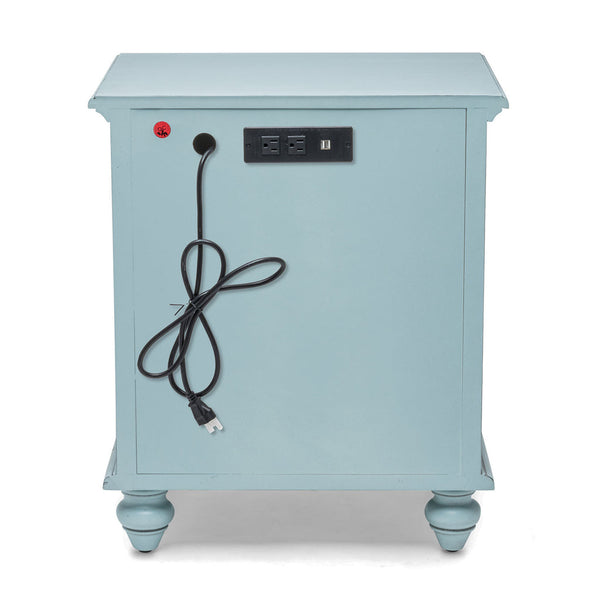 Seawinds Monaco 2-Drawer Nightstand Bleu Finish