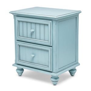 Seawinds Monaco 2-Drawer Nightstand Bleu Finish