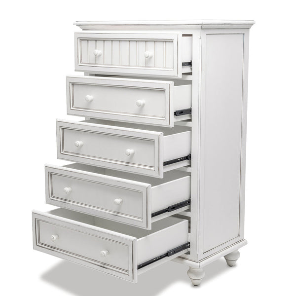 Seawinds Monaco 5-Drawer Blanc Finish Chest