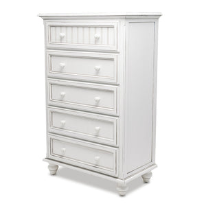 Seawinds Monaco 5-Drawer Blanc Finish Chest