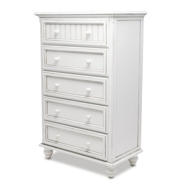 Seawinds Monaco 5-Drawer Blanc Finish Chest