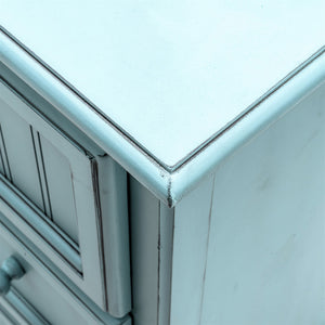 Seawinds Monaco 7-Drawer Dresser Bleu Finish