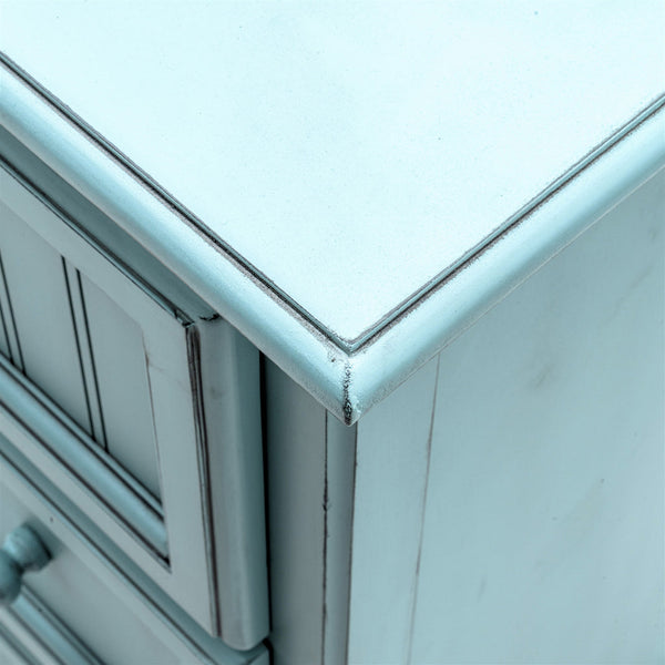 Seawinds Monaco 7-Drawer Dresser Bleu Finish