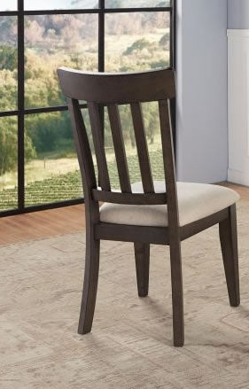 Steve Silver Napa Beige Upholstered Side Chair In Dusky Cedar