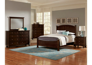 Vaughan-Bassett Bonanza Merlot Poster King/California King Headboard