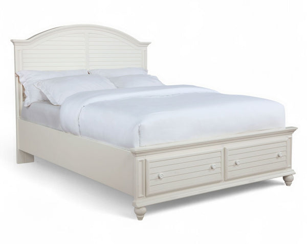 Madison Avenue Seaside White Queen Headboard