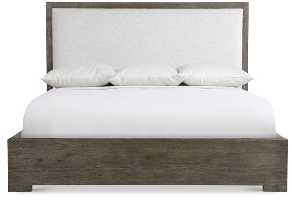 Bernhardt Outline Upholstered King Headboard in Cassel Brown