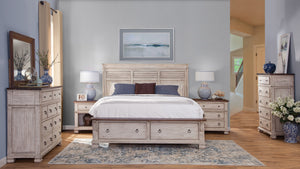 Napa Furniture Belmont Antique Linen 5-Drawer Chest