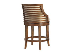 Tommy Bahama Home by Lexington Ocean Club Cabana Swivel Counter Stool