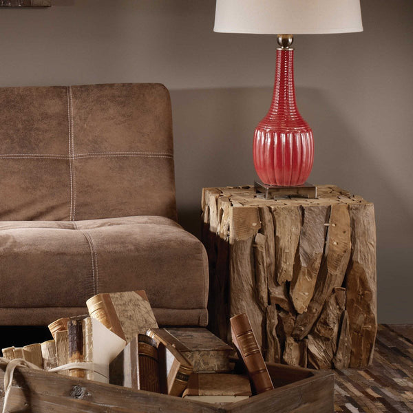 Uttermost Teak Root Bunching Cube Table
