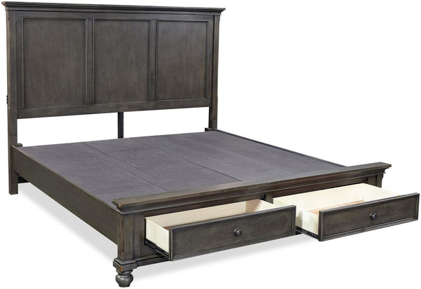 Aspenhome Oxford Peppercorn King Panel Headboard
