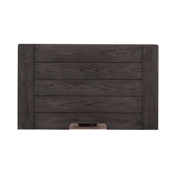 Liberty Furniture Allyson Park Wire Brushed White 3-Door Whie Nightstand with Charging Station