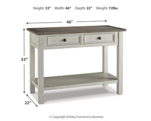 Bolanburg Pastoral Charm 2-Drawer Console Table Two-tone