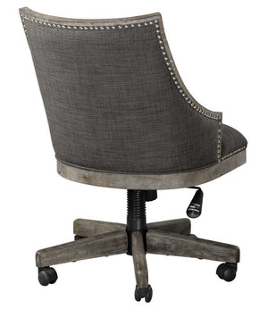 Uttermost Aidrian Heavy Gray Desk Chair