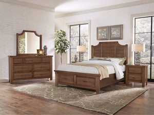 Vaughan-Bassett Maple Road Antique Amish 2-Drawer Nightstand