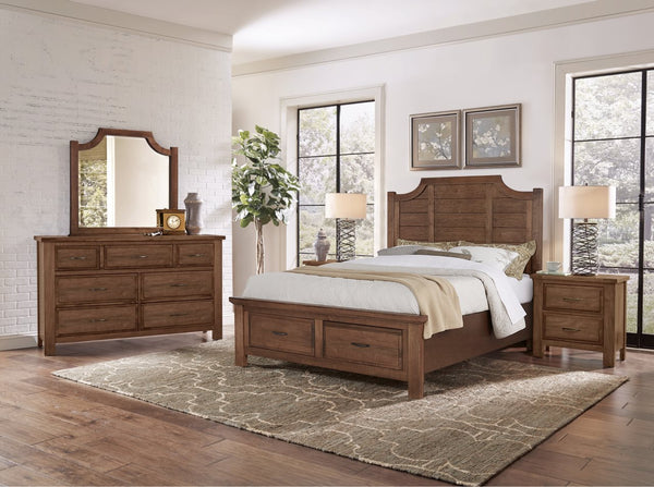 Vaughan-Bassett Maple Road Antique Amish 2-Drawer Nightstand