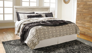Bellaby Pastoral Charm King Panel Headboard Whitewash