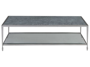 Artistica Home by Lexington Signature Designs Sashay Silver Rectangular Cocktail Table