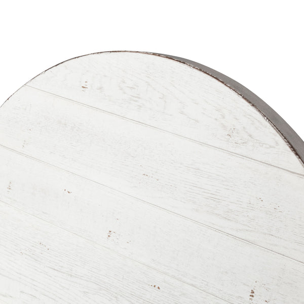 Liberty Furniture Modern Farmhouse Flea Market White Splay Leg Round Cocktail