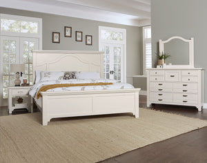 Vaughan-Bassett Bungalow Lattice Mantel King Headboard