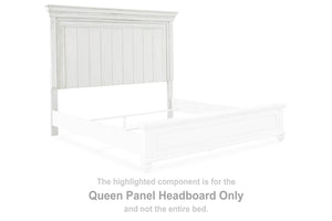 Kanwyn Pastoral Charm Queen Panel Headboard Whitewash