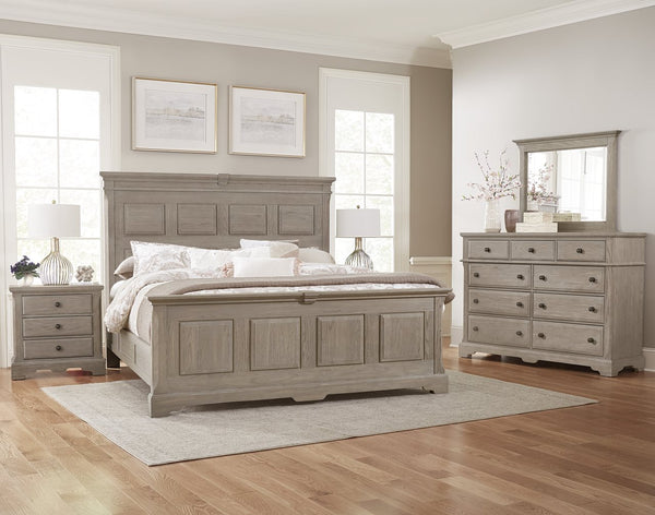 Vaughan-Bassett Heritage Greystone 9-Drawer Bureau Dresser