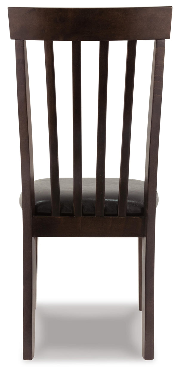 Hammis Upholstered Dining Side Chair Dark Brown